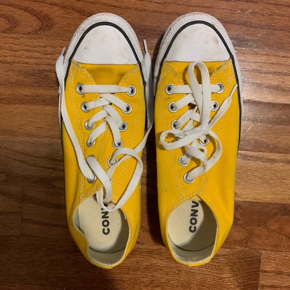 Yellow Low Top Converse